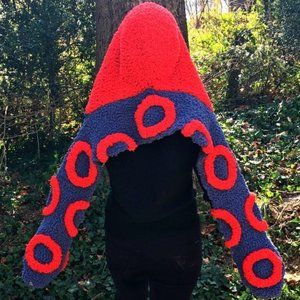 Phish Donut Hood // Scoodie // Crochet // Festival Fashion // Jon Fishman // Phi